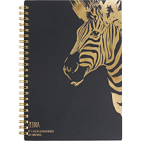 Бизнес-тетрадь Attache Selection Zebra А5 96 листов в клетку на спирали (145x208 мм) фото Бизнес-тетрадь Attache Selection Zebra А5 96 листов в клетку на спирали (145x208 мм)