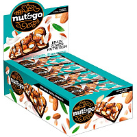 Батончик Nut N Go с миндалем/кокосом/карамелью 36г (18 штук в упаковке) фото Батончик Nut N Go с миндалем/кокосом/карамелью 36г (18 штук в упаковке)