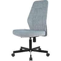 Кресло офисное Easy Chair 224 LPU серо-голубое (ткань, металл) фото Кресло офисное Easy Chair 224 LPU серо-голубое (ткань, металл)