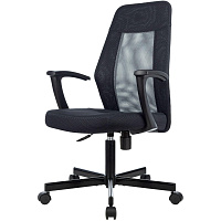 Кресло офисное Easy Chair 225 PTW серое (сетка/ткань, металл) фото Кресло офисное Easy Chair 225 PTW серое (сетка/ткань, металл)