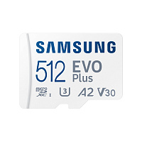 Карта памяти 512 ГБ microSDXC Samsung Evo Plus UHS-I U3 V30 A2 (MB-MC512KA/APC) фото Карта памяти 512 ГБ microSDXC Samsung Evo Plus UHS-I U3 V30 A2 (MB-MC512KA/APC)