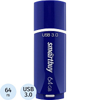 Флешка USB 3.0 64 ГБ SmartBuy Crown (SB64GBCRW-Bl) фото Флешка USB 3.0 64 ГБ SmartBuy Crown (SB64GBCRW-Bl)