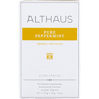 Чай травяной Althaus Pure Peppermint 20 пакетиков фото Чай травяной Althaus Pure Peppermint 20 пакетиков