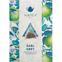 Чай черный Niktea Earl Grey 15 пирамидок (бергамот) фото Чай черный Niktea Earl Grey 15 пирамидок (бергамот)