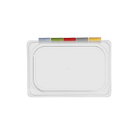 Крышка для гастроемкости Restola GN 1/6 17.6x16.2 см полипропилен фото Крышка для гастроемкости Restola GN 1/6 17.6x16.2 см полипропилен