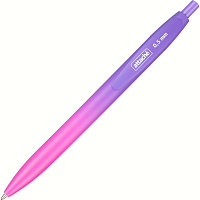 Ручка шариковая автоматическая Attache Градиент синяя корпус soft touch (толщина линии 0.5 мм) фото Ручка шариковая автоматическая Attache Градиент синяя корпус soft touch (толщина линии 0.5 мм)