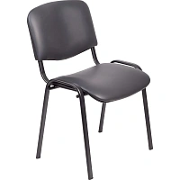 Стул офисный Easy Chair Изо чёрный экокожа металл чёрный (1829066)
