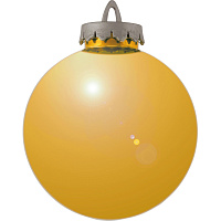Шар новогодний BigDecor пластик золотистый (диаметр 15 см, 5023511) фото Шар новогодний BigDecor пластик золотистый (диаметр 15 см, 5023511)