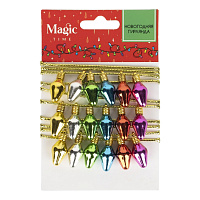 Бусы новогодние на елку Magic Time Радужные 200 см из полистирола фото Бусы новогодние на елку Magic Time Радужные 200 см из полистирола