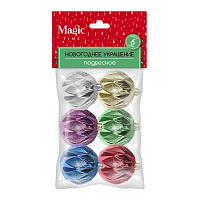 Набор шаров Magic Time пластик разноцветные (диаметр 6 см, 6 штук в упаковке, 90781) фото Набор шаров Magic Time пластик разноцветные (диаметр 6 см, 6 штук в упаковке, 90781)