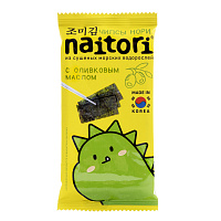 Чипсы-нори Naitori с оливковым маслом 3 г 10 штук в упаковке фото Чипсы-нори Naitori с оливковым маслом 3 г 10 штук в упаковке