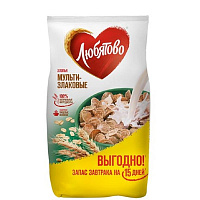 Хлопья Любятово мультизлаковые 450 г фото Хлопья Любятово мультизлаковые 450 г