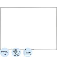 Доска магнитно-маркерная 90х120 Attache Economy лак,алюм.рама,с защ 1276650