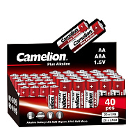 Набор батареек Camelion Plus (40 штук в упаковке) фото Набор батареек Camelion Plus (40 штук в упаковке)