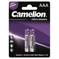 Батарейка AAA мизинчиковая Camelion Ultra (2 штуки в упаковке) фото Батарейка AAA мизинчиковая Camelion Ultra (2 штуки в упаковке)