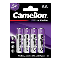 Батарейка AA пальчиковая Camelion Ultra (4 штуки в упаковке) фото Батарейка AA пальчиковая Camelion Ultra (4 штуки в упаковке)