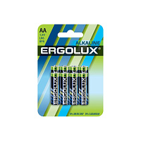 Батарейка AA пальчиковая Ergolux (8 штук в упаковке) фото Батарейка AA пальчиковая Ergolux (8 штук в упаковке)