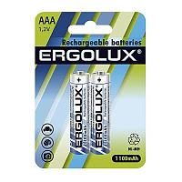 Аккумулятор AAA 1100 мАч Ergolux 2 штуки в упаковке Ni-Mh (12446) фото Аккумулятор AAA 1100 мАч Ergolux 2 штуки в упаковке Ni-Mh (12446)