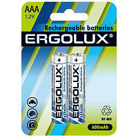 Аккумулятор AAA 600 мАч Ergolux 2 штуки в упаковке Ni-Mh (12977) фото Аккумулятор AAA 600 мАч Ergolux 2 штуки в упаковке Ni-Mh (12977)