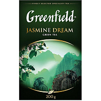 Чай листовой зеленый Greenfield Jasmine Dream 200 г (жасмин) фото Чай листовой зеленый Greenfield Jasmine Dream 200 г (жасмин)