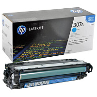 Картридж лазерный HP 307A CE741A голубой оригинальный фото Картридж лазерный HP 307A CE741A голубой оригинальный