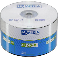 Диск CD-R Mymedia 700 МБ 52x pack wrap 69201 (50 штук в упаковке) фото Диск CD-R Mymedia 700 МБ 52x pack wrap 69201 (50 штук в упаковке)