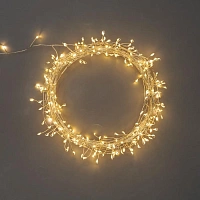 Гирлянда светодиодная Фейерверк белый свет 20 м