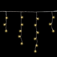 Гирлянда светодиодная уличная Neon-Night Айсикл бахрома теплый белый свет 238 светодиодов (10х0.6 м)