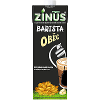 Напиток растительный Zinus Barista овсяный 1 л фото Напиток растительный Zinus Barista овсяный 1 л