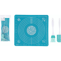 Набор для выпечки Mallony Classica (кисточка, лопатка, коврик) фото Набор для выпечки Mallony Classica (кисточка, лопатка, коврик)