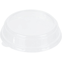 Крышка пластиковая прозрачная диаметр 155 мм (270 штук в упаковке)