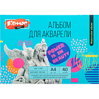 Альбом для акварели Комус Арт А4 40 листов 160г/кв.м фото Альбом для акварели Комус Арт А4 40 листов 160г/кв.м