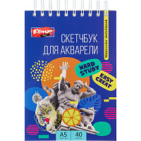 Скетчбук для рисунка/ графики и каллиграфии Комус Арт 148х207 40 листов фото Скетчбук для рисунка/ графики и каллиграфии Комус Арт 148х207 40 листов