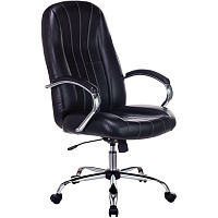 Кресло для руководителя Easy Chair 658 SL черное (экокожа, металл) фото Кресло для руководителя Easy Chair 658 SL черное (экокожа, металл)