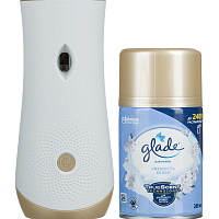 Освежитель воздуха автоматический Glade Automatic + сменный баллон Свежесть белья 269 мл фото Освежитель воздуха автоматический Glade Automatic + сменный баллон Свежесть белья 269 мл
