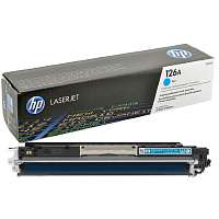 Картридж лазерный HP 126A CE311A голубой оригинальный фото Картридж лазерный HP 126A CE311A голубой оригинальный