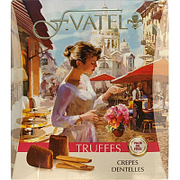 Конфеты F.Vatel трюфель с кусочками хрустящего панкейка 200 г фото Конфеты F.Vatel трюфель с кусочками хрустящего панкейка 200 г