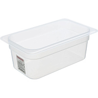 Гастроемкость Restola GN 1/4 26.5x16.2x10 см 2.8 л полипропилен фото Гастроемкость Restola GN 1/4 26.5x16.2x10 см 2.8 л полипропилен