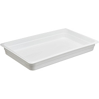 Гастроемкость Restola GN 1/1 53x32.5x6.5 см 9 л полипропилен белая фото Гастроемкость Restola GN 1/1 53x32.5x6.5 см 9 л полипропилен белая