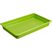 Гастроемкость Restola GN 1/1 53x32.5x6.5 см 9 л полипропилен зеленая фото Гастроемкость Restola GN 1/1 53x32.5x6.5 см 9 л полипропилен зеленая