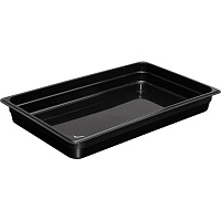 Гастроемкость Restola GN 1/1 53x32.5x6.5 см 9 л полипропилен черная фото Гастроемкость Restola GN 1/1 53x32.5x6.5 см 9 л полипропилен черная