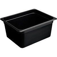 Гастроемкость Restola GN 1/2 32.5x26.5x15 см 9.5 л полипропилен черная фото Гастроемкость Restola GN 1/2 32.5x26.5x15 см 9.5 л полипропилен черная