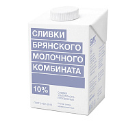 Сливки БМК ультрапастеризованные 10% 500 г фото Сливки БМК ультрапастеризованные 10% 500 г