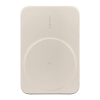 Внешний аккумулятор (power bank) Solove W12 (5000 мАч, бежевый, W12 Beige RUS) фото Внешний аккумулятор (power bank) Solove W12 (5000 мАч, бежевый, W12 Beige RUS)