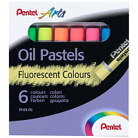 Пастель масляная Pentel Arts круглая 6 цветов фото Пастель масляная Pentel Arts круглая 6 цветов