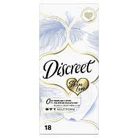 Прокладки женские ежедневные Discreet Multiform Skin Love (18 штук в упаковке) фото Прокладки женские ежедневные Discreet Multiform Skin Love (18 штук в упаковке)