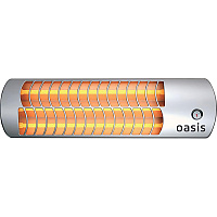 Обогреватель инфракрасный Oasis IV-18 серый (1800 Вт, кварцевый) фото Обогреватель инфракрасный Oasis IV-18 серый (1800 Вт, кварцевый)