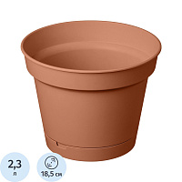 Горшок для цветов Idiland Mint 2.3 л терракотовый (18.5x14.2 см) фото Горшок для цветов Idiland Mint 2.3 л терракотовый (18.5x14.2 см)