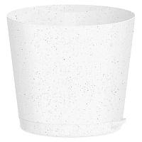 Горшок для цветов Oregano 2 л белый мрамор (16x14.6 см) фото Горшок для цветов Oregano 2 л белый мрамор (16x14.6 см)
