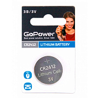 Батарейка CR2412 GoPower фото Батарейка CR2412 GoPower